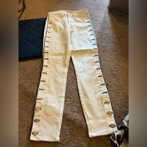 Lagence white jeans 25